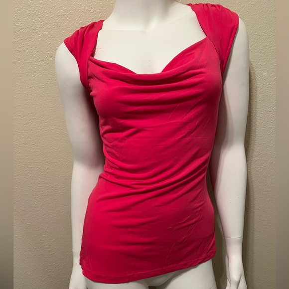 Express Tops - 5/$20 Express Hot Pink Scoop Neck Blouse